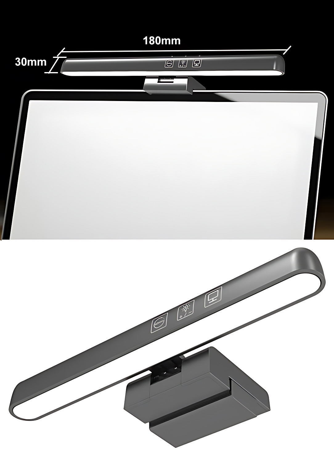 Portable Mini Laptop Monitor Hanging Light