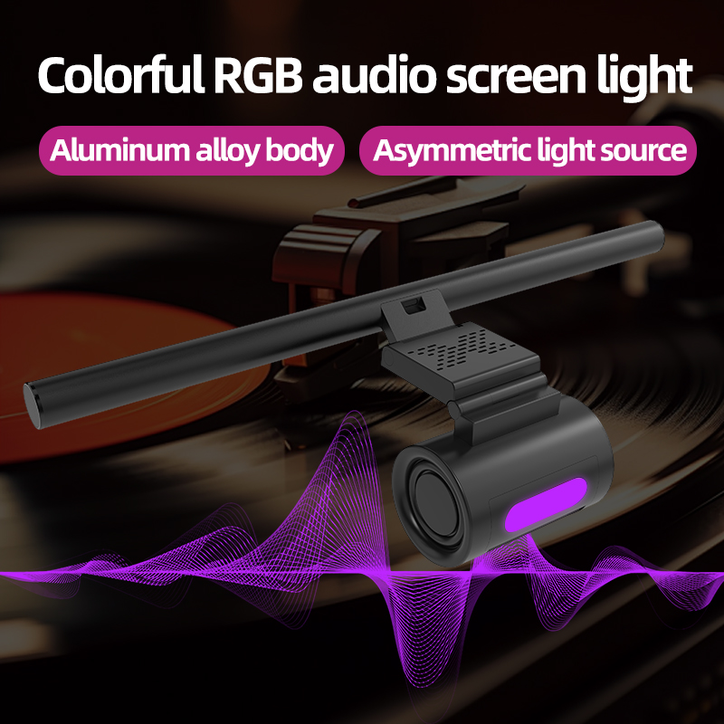 Laptop Desktop LED Monitor Light with Bluetooth Speaker