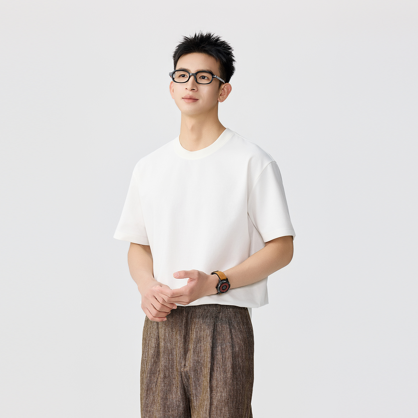 極簡版型高階質感男士T恤