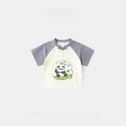 兒童夏款短袖男童T恤女童上衣夏季衣服寶寶
