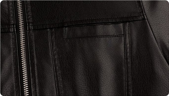 Chest pocket and zipper