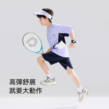 男童短褲夏季薄款透氣兒童五分褲2026新款中大童速乾中褲