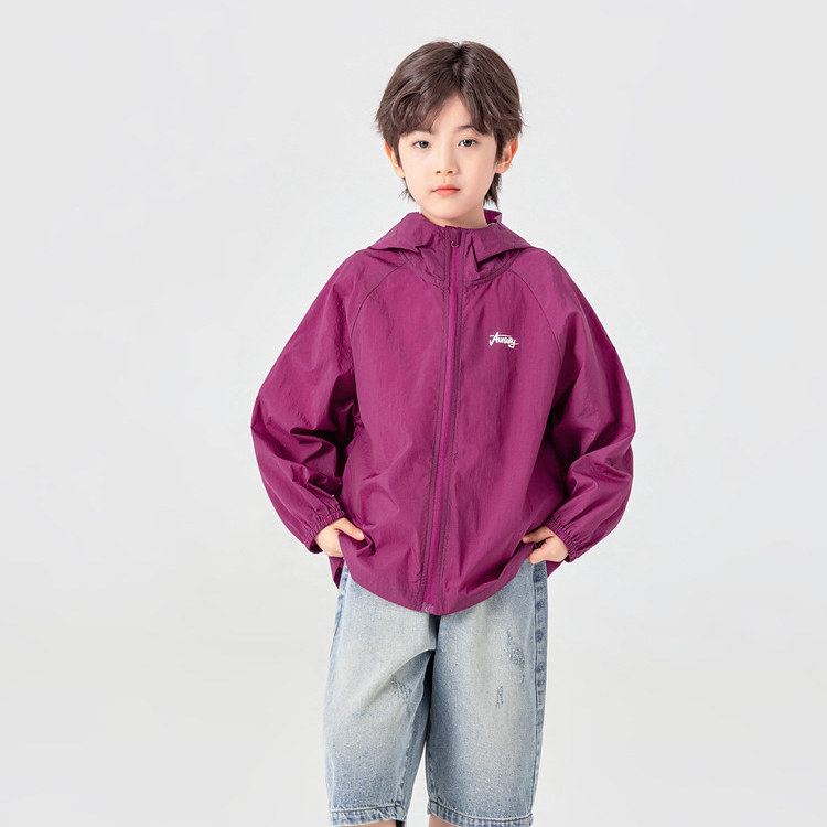 男童防曬服夏日輕薄遮陽抗紫外線皮膚衣運動透氣兒童外套