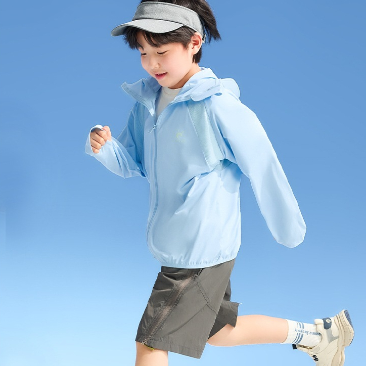 兒童防晒衣服男童薄外套速干夏季2026新款男孩凉感皮膚衣