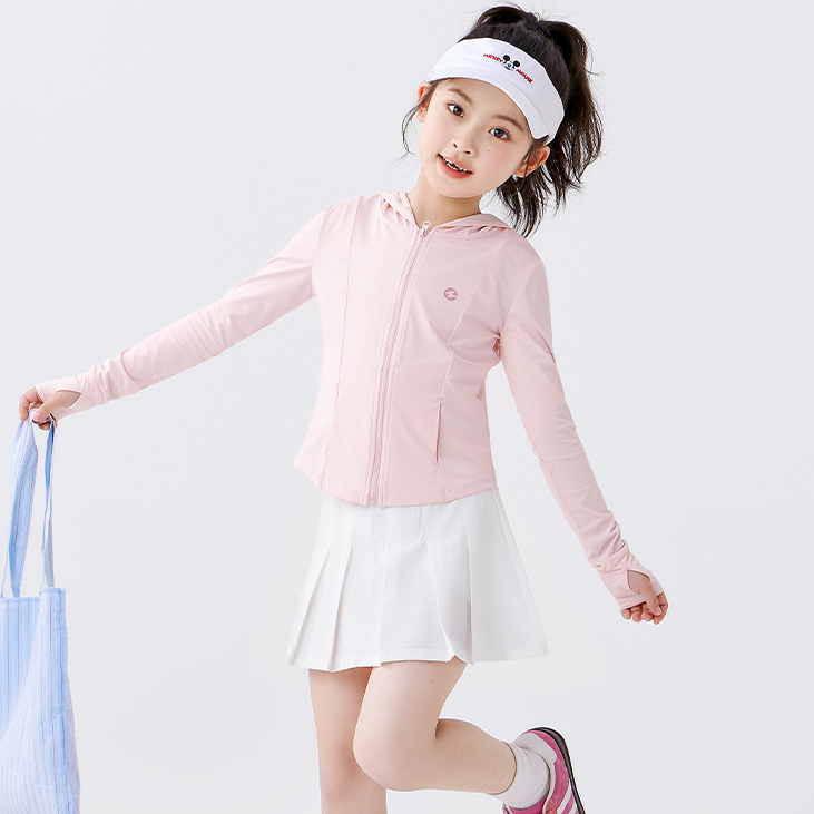 女童防曬衣服兒童夏季凉感薄外套2026新款女孩