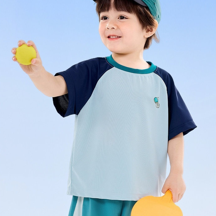 男童短袖套裝夏季兒童T恤寶寶夏裝女童衣服