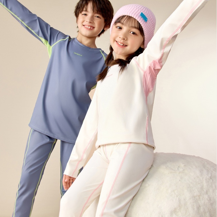 兒童滑雪速幹衣保暖內衣滑雪服打底男女童速幹褲冬