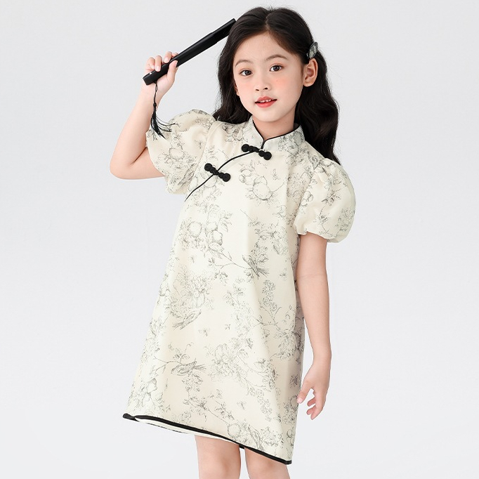 女童連衣裙兒童夏裝2026新款新中式旗袍國風絕美夏季公主裙子
