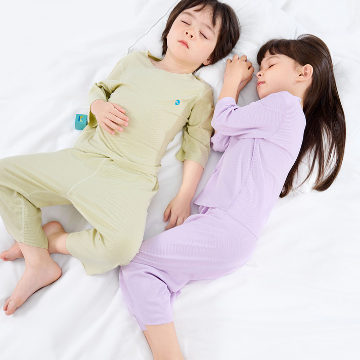 寶寶夏季家居服套裝兒童衣服女童輕薄空調服男童夏款童裝