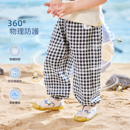 寶寶長褲夏裝嬰兒褲子春季薄款男童格子褲女童休閒褲兒童長褲
