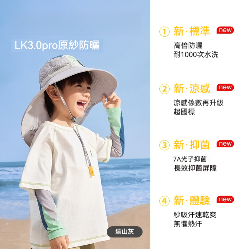 寶寶原紗防曬帽女男孩2026夏季款寶寶大帽檐兒童遮陽帽