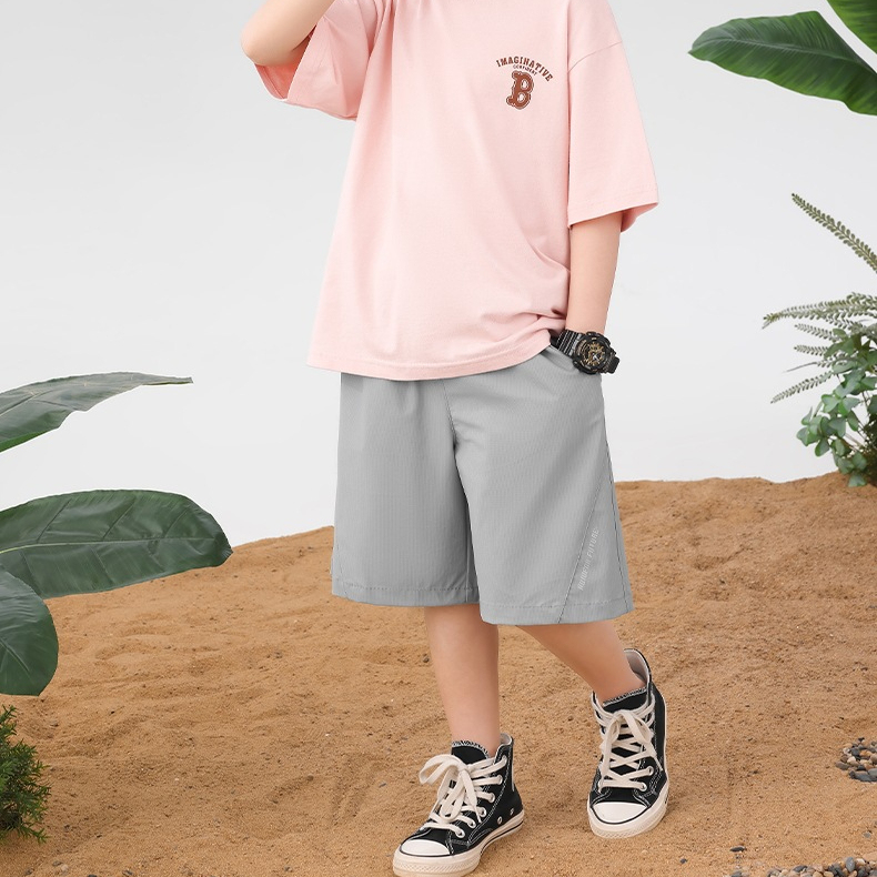 男童短褲夏季凉感速幹兒童運動中褲2026新款男孩夏裝褲子