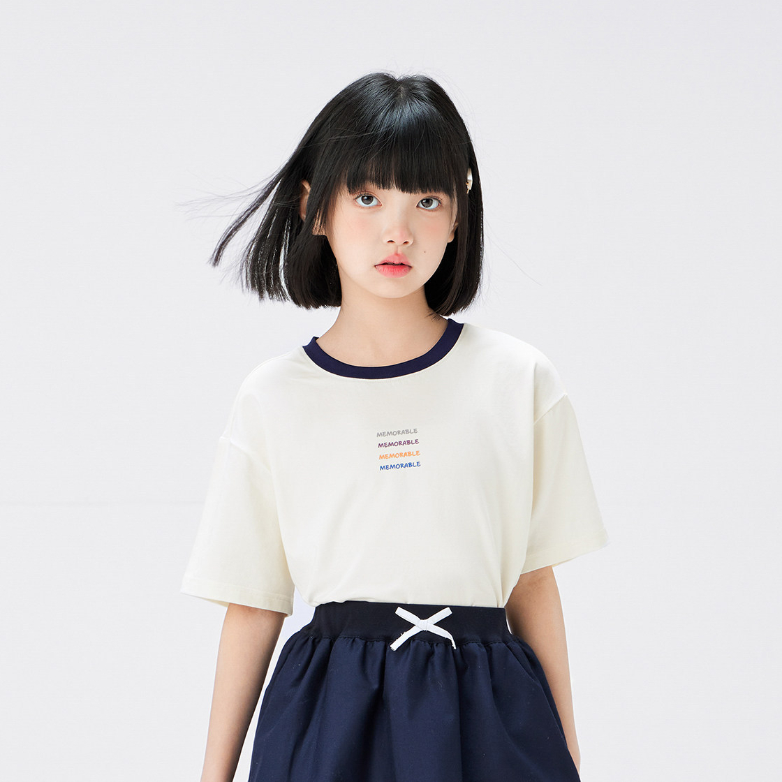 女童T恤短袖兒童夏季凉凉T2026新款女孩大童半袖上衣