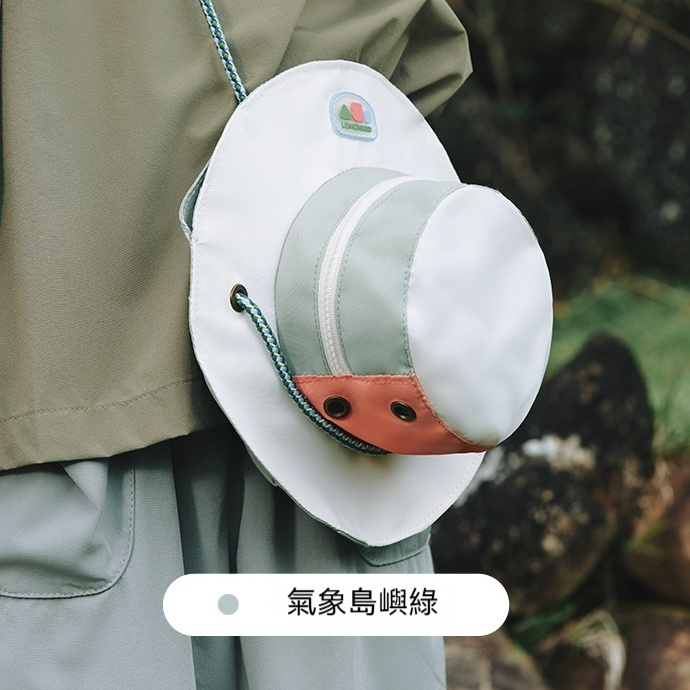 兒童帽子包新出遊零錢包耳機單肩斜跨包小物品掛脖包