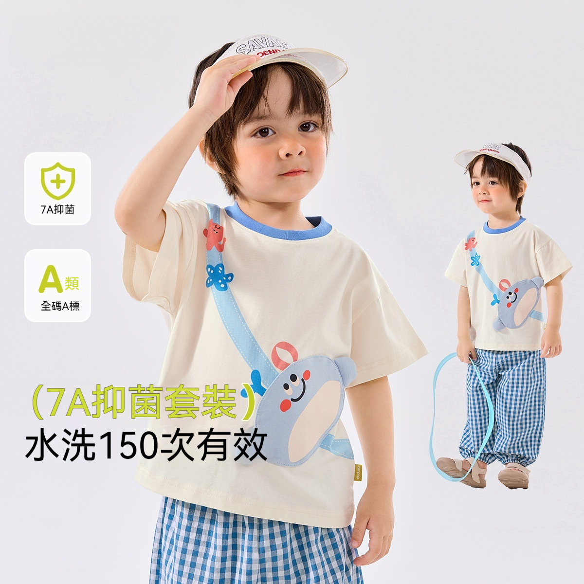 兒童套裝夏季新款寶寶短袖短褲兩件套夏裝女童童裝