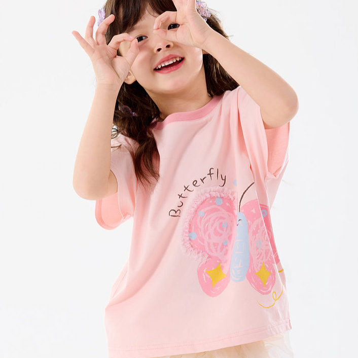 女童短袖T恤夏裝女孩上衣2026夏季新款女寶衣服