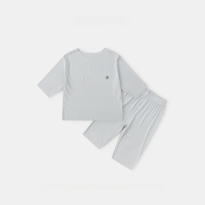 寶寶夏季家居服套裝兒童衣服女童輕薄空調服男童夏款童裝