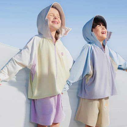 兒童防曬衣女童男孩夏季新款薄防曬服防紫外線皮膚衣