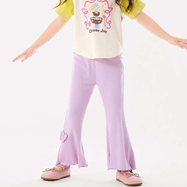 女童喇叭褲夏裝女寶褲子2026夏季新款小女孩長褲夏款