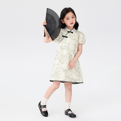 女童連衣裙兒童夏裝2026新款新中式旗袍國風絕美夏季公主裙子