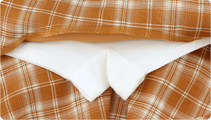 Skirt with built-in shorts layer