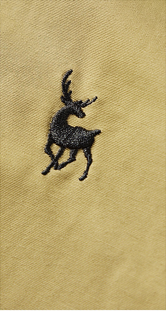 小鹿刺繡