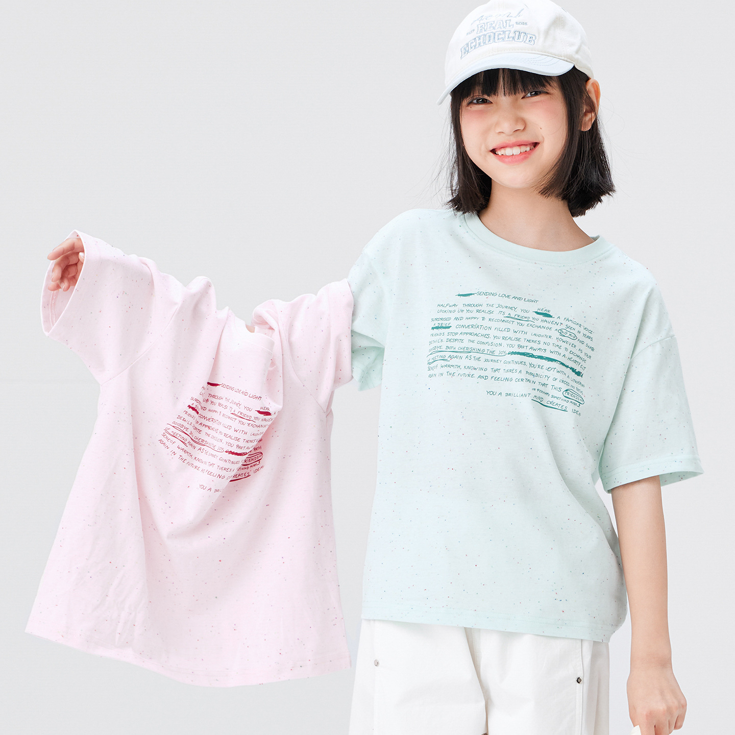 女童短袖T恤 儿童夏裝2026女孩大童彩紗中大女童t恤夏