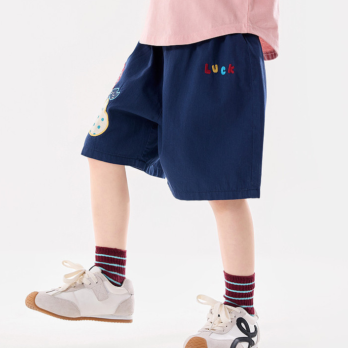 女童褲子夏季女孩短褲純棉寶寶休閒褲新款童裝
