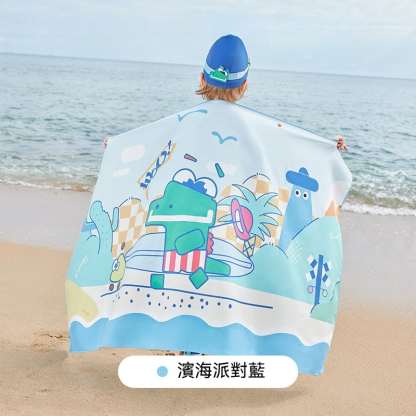 游泳速幹浴巾a類男女寶寶毛巾吸水便攜兒童沙灘巾海邊