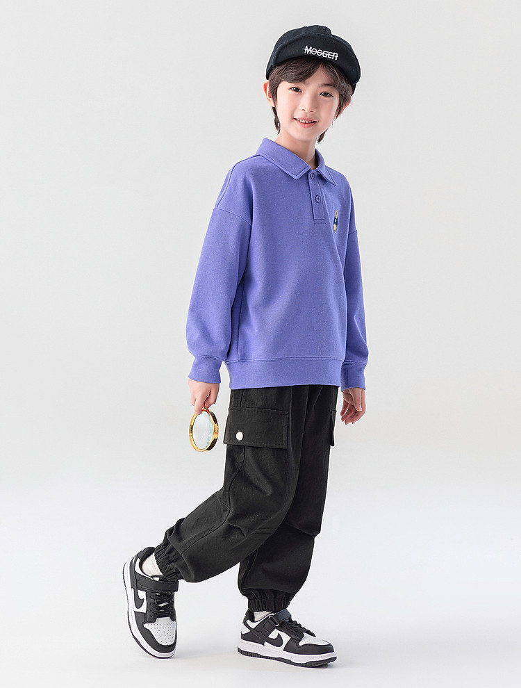 青藤紫跨步全身
