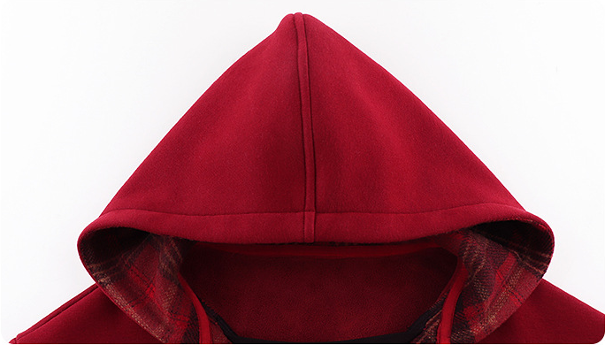 Hood and Plaid Paneling Details