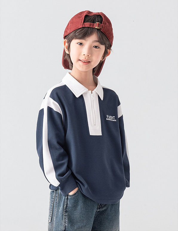 藏青正面近照
