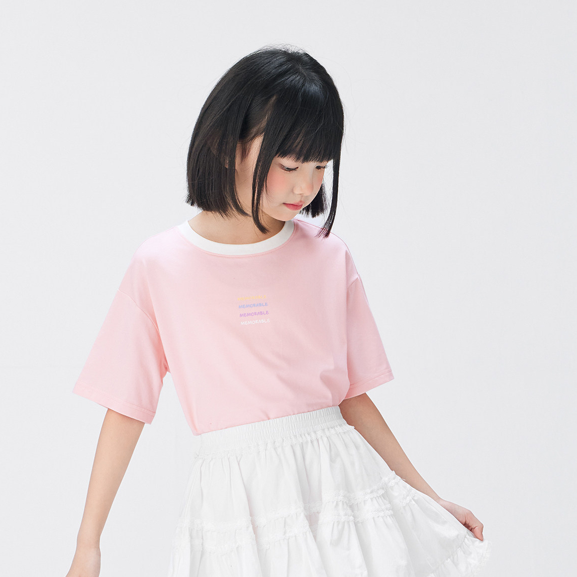 女童T恤短袖兒童夏季凉凉T2026新款女孩大童半袖上衣