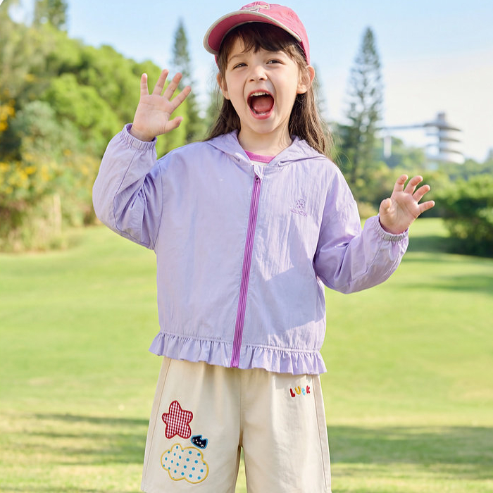 UPF 50+兒童防曬衣男童女童夏季外套寶寶防潑水衣服