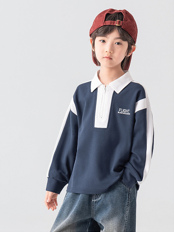 藏青正面衣身