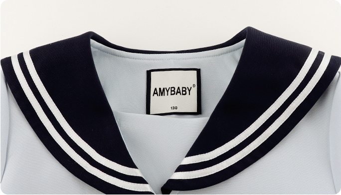 Sailor collar and neckline details