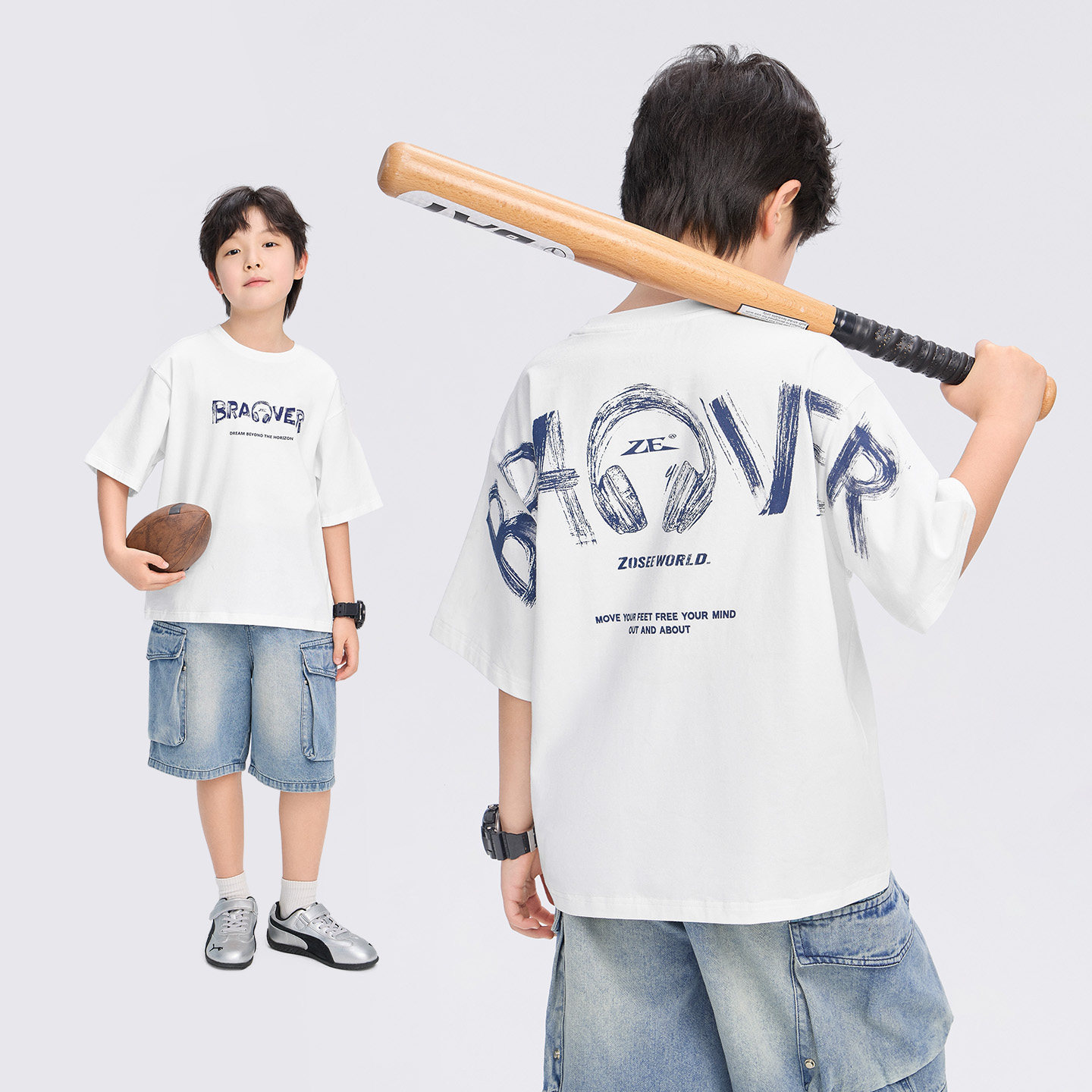 男童T恤短袖夏裝2026新款男孩大童上衣A類小冰T凉感抗菌