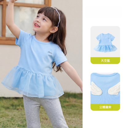 女童短袖t恤女寶夏季上衣寶寶衣服夏裝女孩童裝