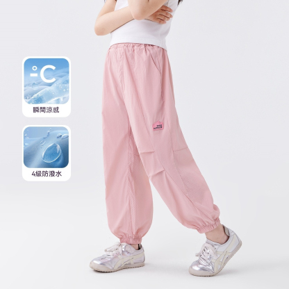 女童防蚊褲 夏季涼感輕薄透氣褲2026新款兒童夏裝輕量工裝褲