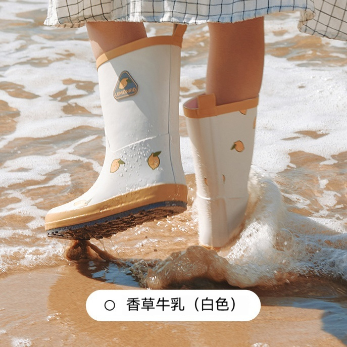 兒童雨鞋小孩中筒雨靴男童女童防水防滑水鞋