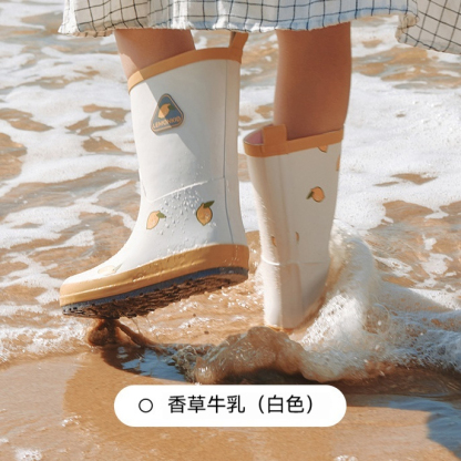 兒童雨鞋小孩中筒雨靴男童女童防水防滑水鞋