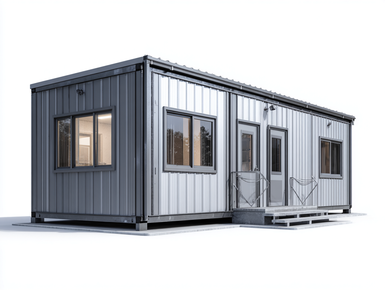 Garden Sheds Metal Outdoor Storage Shed 600x300x260 cm - Grey - Modular Utility Design-Nookgetloft