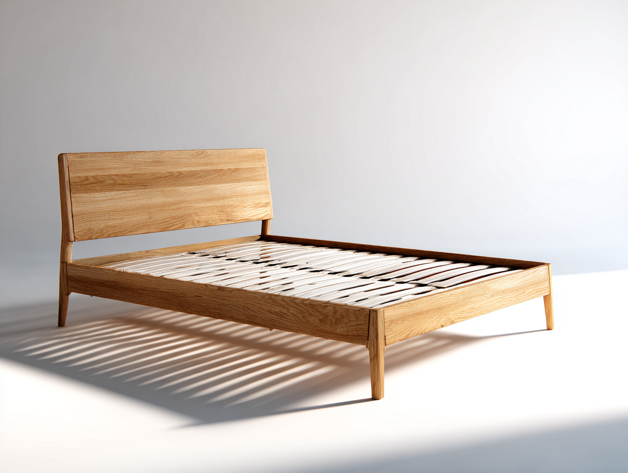 Double Beds - Solid Wood 200x160x95 cm - Brown - Modern Bedroom Design-Havengoden