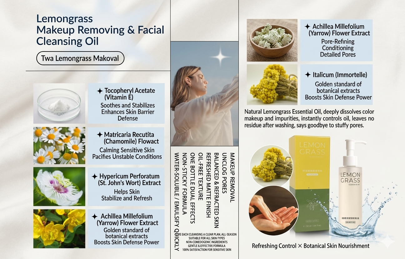 Lemongrass Dual-Use Cleansing Oil 檸檬草兩用卸妝油 150ml