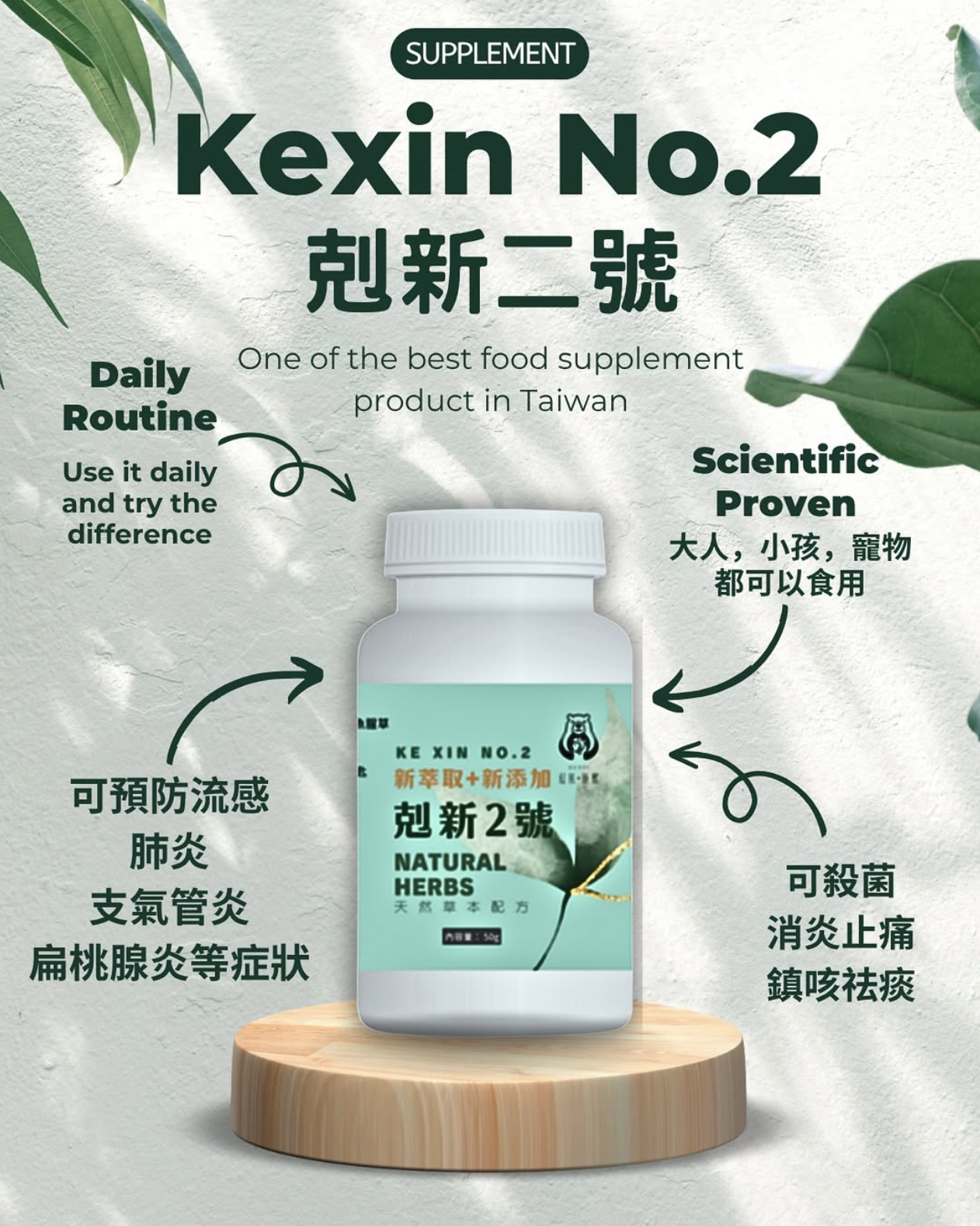 Kexin No.2 剋新2號 50g