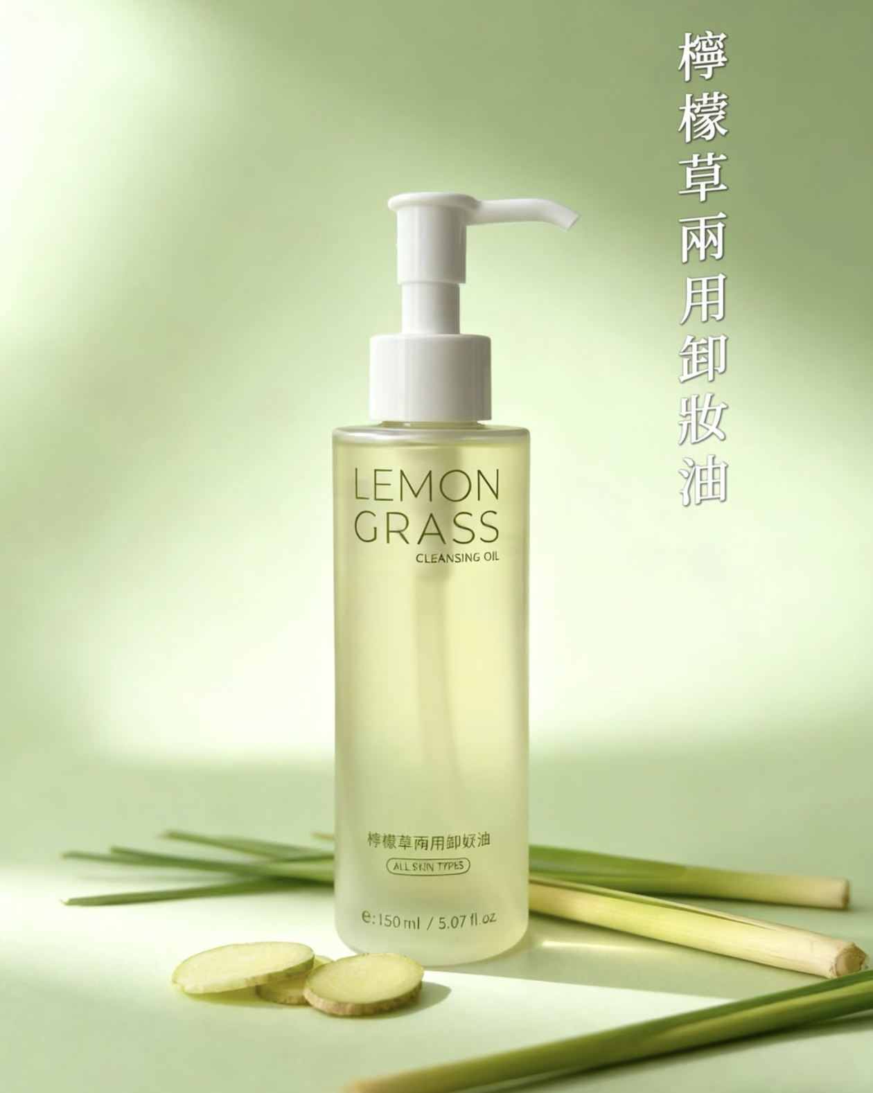 Lemongrass Dual-Use Cleansing Oil 檸檬草兩用卸妝油 150ml