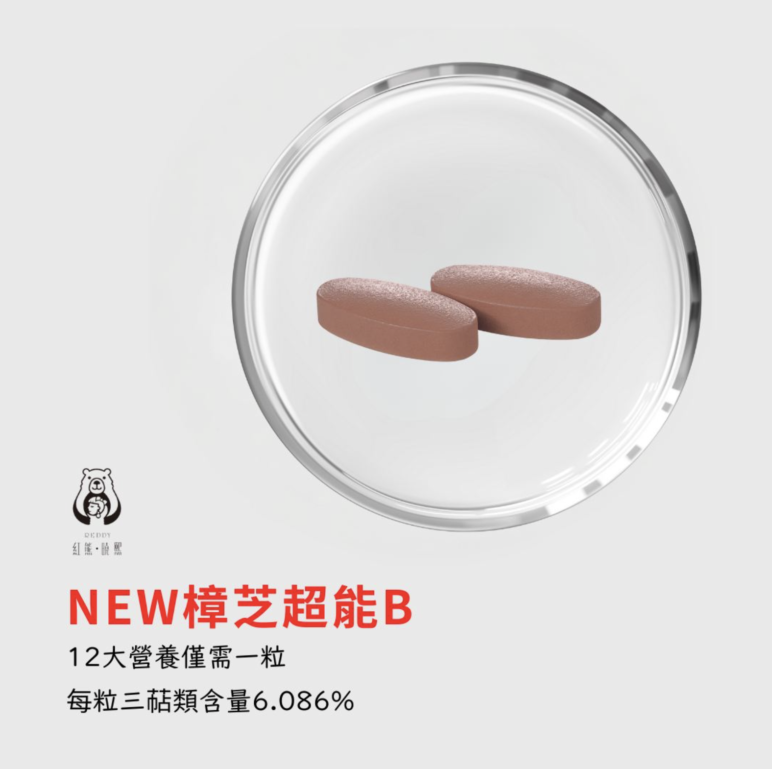 NEW Antrodia Cinnamomea Super B 30 capsules per box  樟芝B群膠囊 30 錠 (10 錠 /片，計3 片)