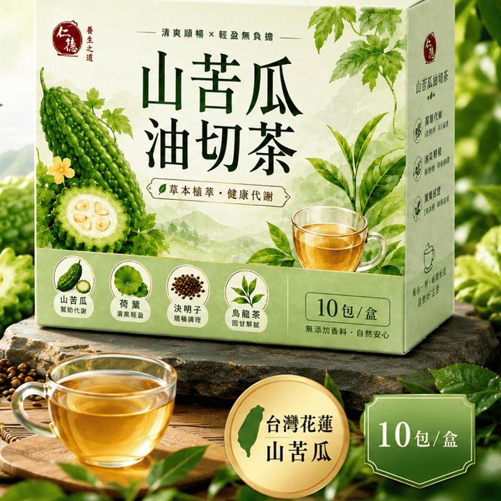 仁德·山苦瓜油切茶