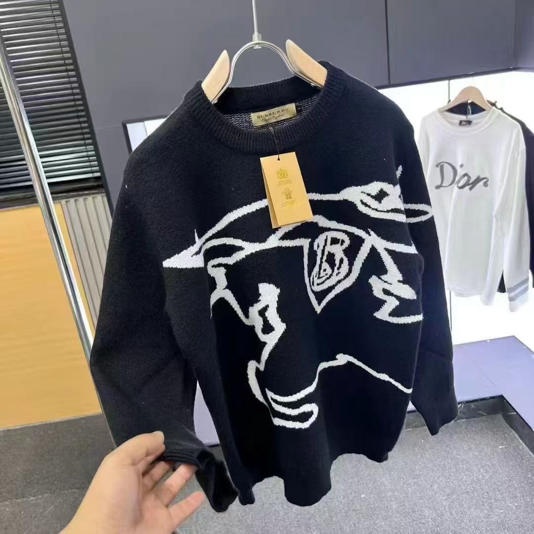 【BURBERRY旗艦店】（バーバリー）クラシックでスタイリッシュな長袖スウェットシャツ00074