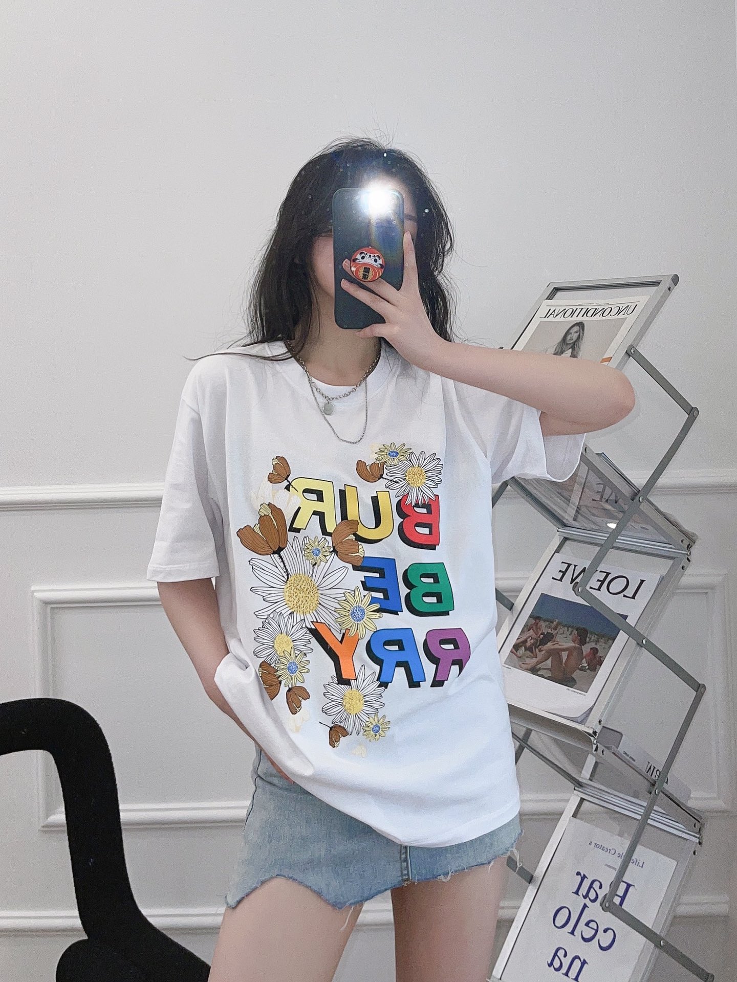 【BURBERRY旗艦店】（バーバリー）クラシックでスタイリッシュな半袖スウェットシャツ00546